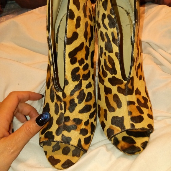 Size 10M Stiletto Open Toe Booties - Picture 5 of 7